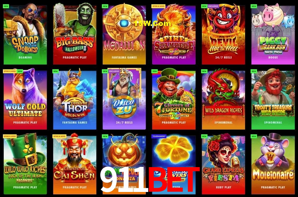 Game Providers 911Bet